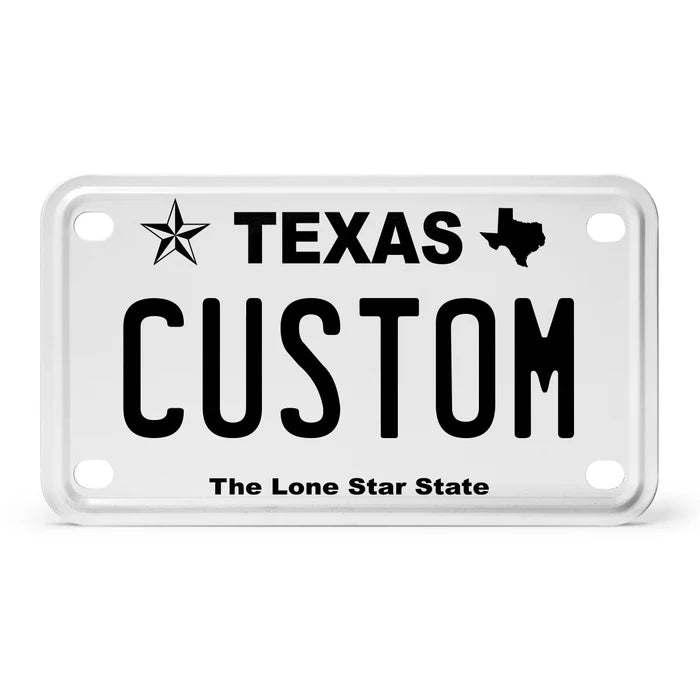 Customized Texas License Plates