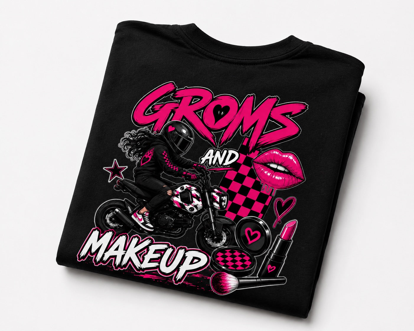 Groms and Makeup Tee